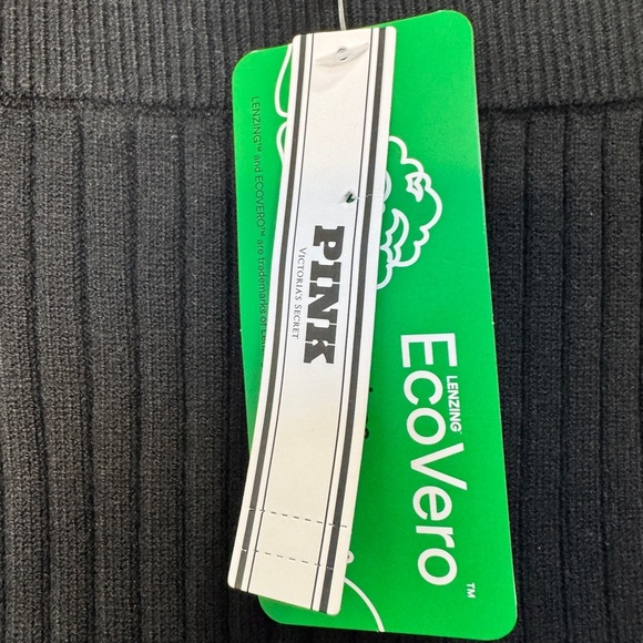 Victoria's Secret PINK Ribbed Knit Short Black - Picture 6 of 8